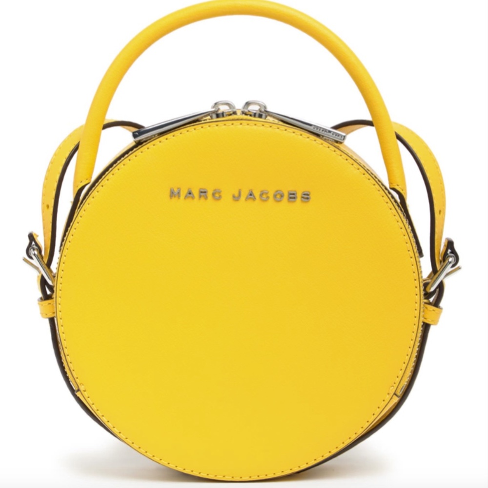 MARC JACOBS Leather Circle Crossbody Bag